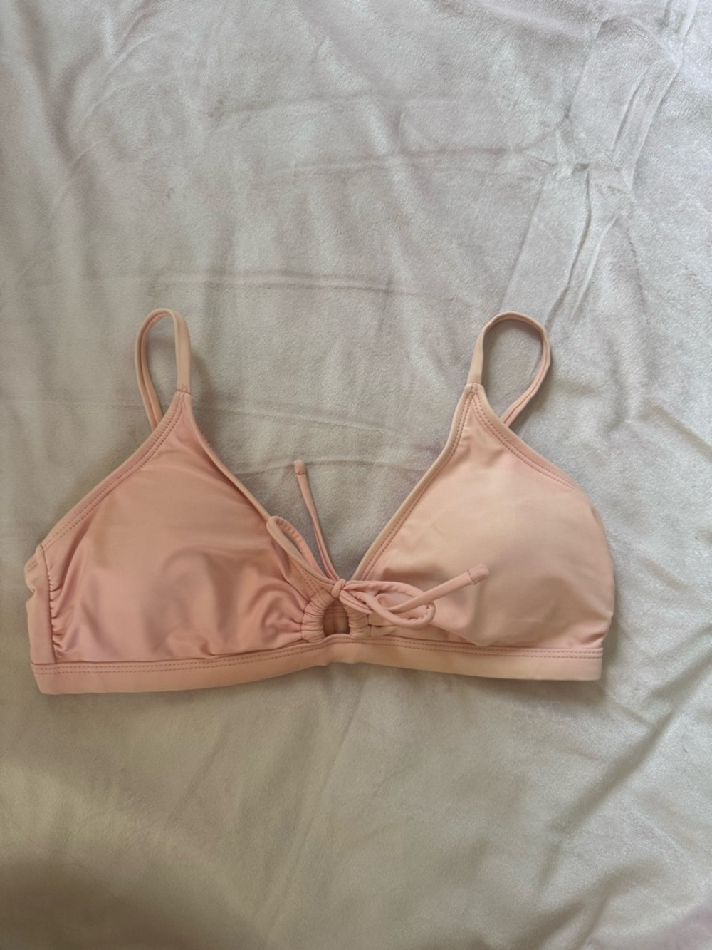 Light pink bikini top